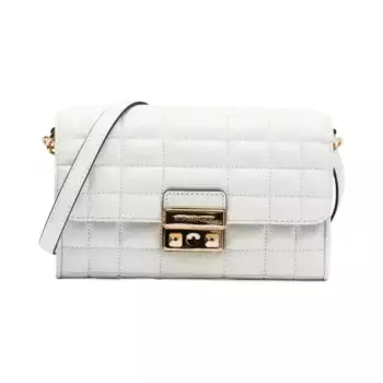 Кожаная сумка-мессенджер Michael Kors, белый