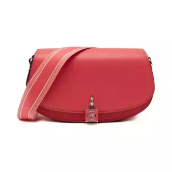 Кожаная сумка-мессенджер Michael Kors, красный