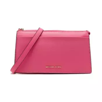 Кожаная сумка-мессенджер Michael Kors, розовый