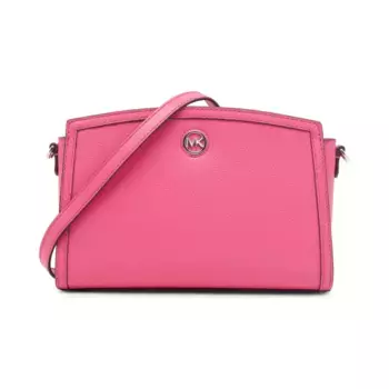 Кожаная сумка-мессенджер Michael Kors, розовый