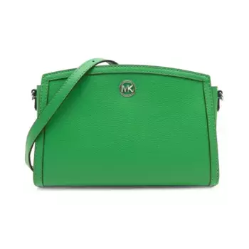Кожаная сумка-мессенджер Michael Kors, зеленый