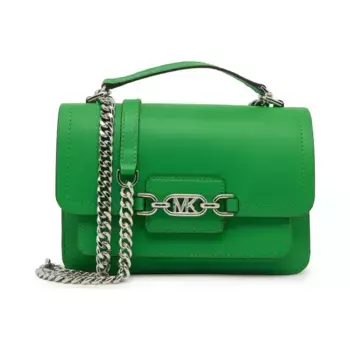 Кожаная сумка-мессенджер Michael Kors, зеленый
