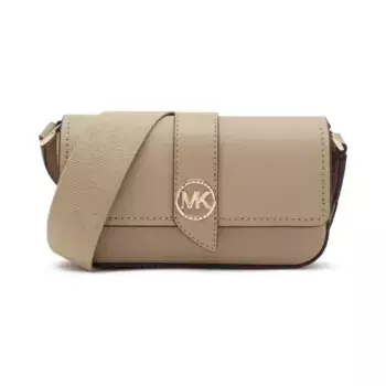 Кожаная сумка-мессенджер Michael Kors, желтый