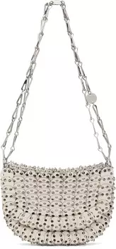 Кожаная сумка-мессенджер Off-White 1969 года Rabanne