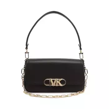 Кожаная сумка-мессенджер-парковка Michael Kors, коричневый