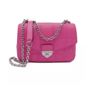 Кожаная сумка-мессенджер soho Michael Kors, розовый