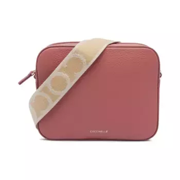 Кожаная сумка-мессенджер Thebes Coccinelle, красный