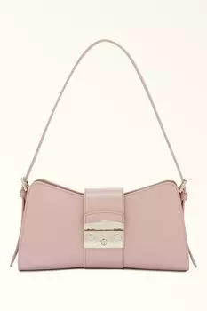 Кожаная сумка Metropolis Furla, розовый
