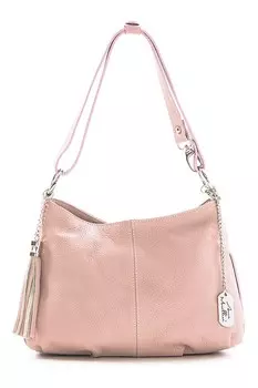 Кожаная сумка Mia с кисточками Anna Morellini, розовый