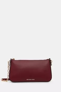 Кожаная сумка Michael Michael Kors, бордовый