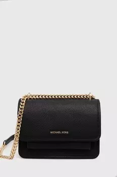 Кожаная сумка MICHAEL Michael Kors, черный
