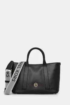 Кожаная сумка Michael Michael Kors, черный