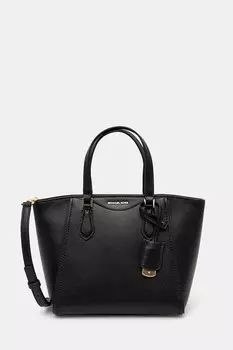 Кожаная сумка Michael Michael Kors, черный