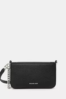 Кожаная сумка Michael Michael Kors, черный