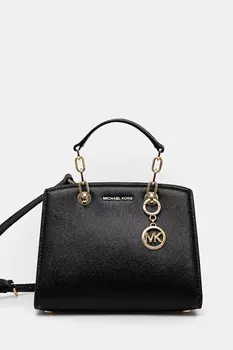 Кожаная сумка Michael Michael Kors, черный