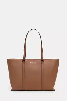 Кожаная сумка Michael Michael Kors, коричневый
