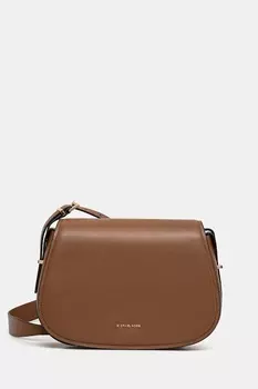 Кожаная сумка Michael Michael Kors, коричневый
