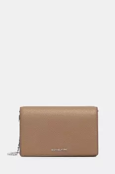 Кожаная сумка Michael Michael Kors, коричневый