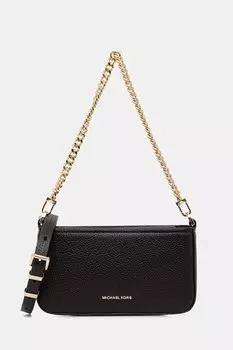 Кожаная сумка Michael Michael Kors, коричневый
