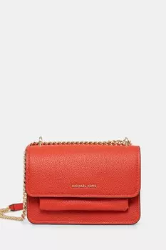 Кожаная сумка Michael Michael Kors, красный
