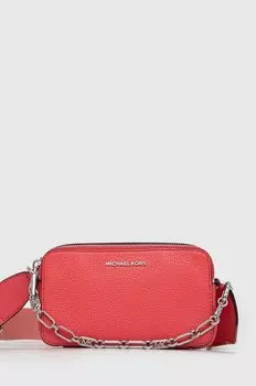 Кожаная сумка MICHAEL Michael Kors, розовый