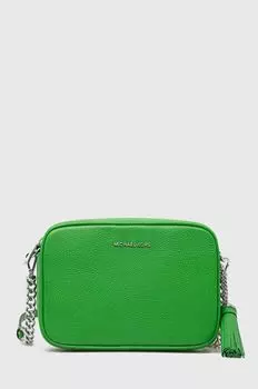 Кожаная сумка MICHAEL Michael Kors, зеленый