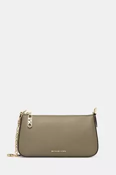 Кожаная сумка Michael Michael Kors, зеленый