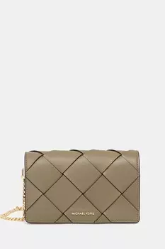 Кожаная сумка Michael Michael Kors, зеленый