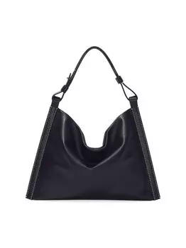 Кожаная сумка Minetta с верхней ручкой Proenza Schouler White Label, черный