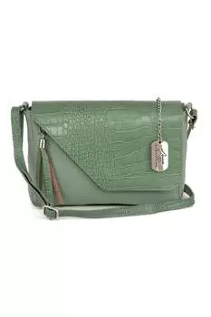 Кожаная сумка Мирта Anna Morellini, зеленый