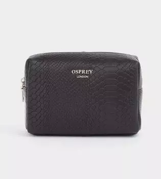 Кожаная сумка-мочалка Nevada OSPREY LONDON, черный