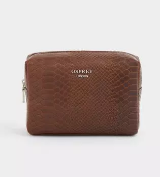 Кожаная сумка-мочалка Nevada OSPREY LONDON, коричневый