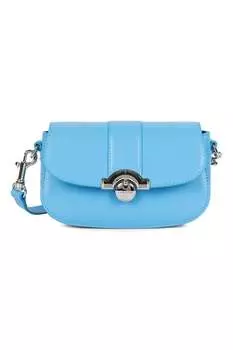 Кожаная сумка на плечо Mdaille Lancaster Paris, синий