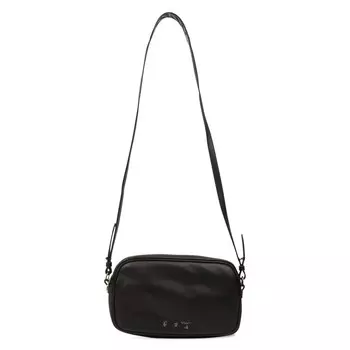 Кожаная сумка на плечо Off-White Black