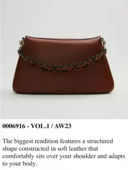 Кожаная сумка на плечо с переплетенным ремешком Massimo Dutti