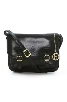 Кожаная сумка Natisone Lia Biassoni, черный