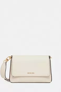 Кожаная сумка NESSA Michael Michael Kors, бежевый