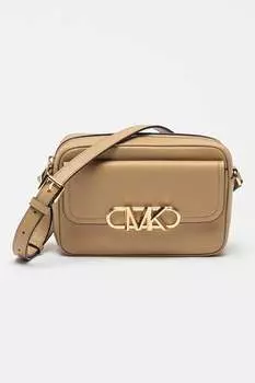 Кожаная сумка Parker Michael Kors, бежевый