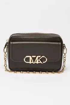 Кожаная сумка Parker Michael Kors, коричневый