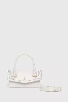 Кожаная сумка Patrizia Pepe, белый