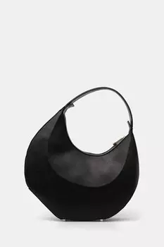 Кожаная сумка Patrizia Pepe, черный