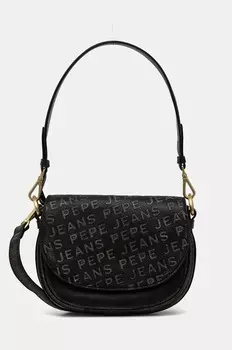 Кожаная сумка Pepe Jeans CRISHA MAOS, серый