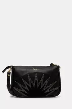 Кожаная сумка Pepe Jeans EDEN MAOS, черный