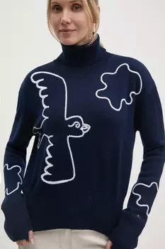Кожаная сумка Pinko, черный