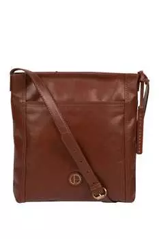 Кожаная сумка Plumpton на длинном ремешке Pure Luxuries London, мультиколор