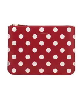 Кожаная сумка Points Comme Des Garons, красный