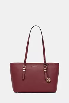 Кожаная сумка Quinn Michael Michael Kors, бордовый