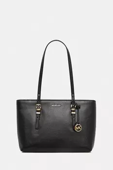 Кожаная сумка Quinn Michael Michael Kors, черный