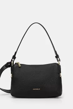 Кожаная сумка Ребекка Coccinelle, черный