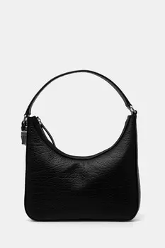 Кожаная сумка Rhea By Far, черный